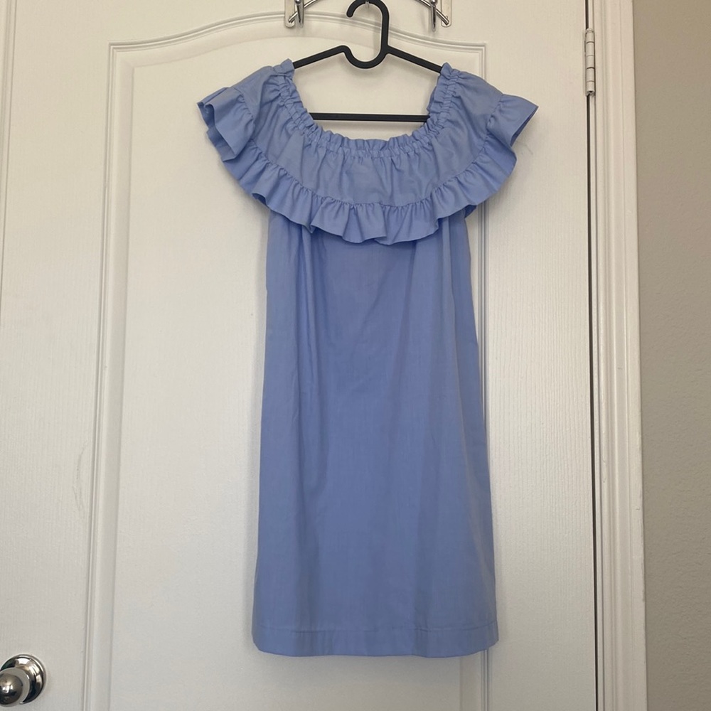 Blue dress from Stradivarius